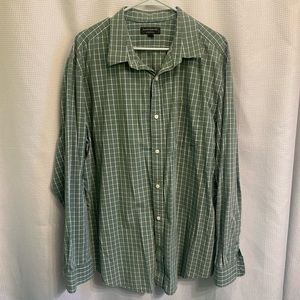 Banana Republic Green Button Down Shirt